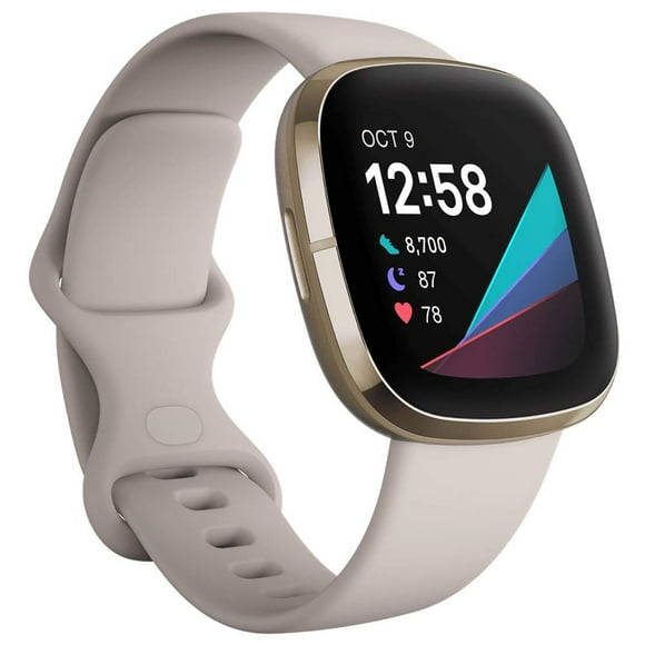 Reloj inteligente Fitbit Sense Advanced Health Soft Gold renovado