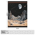 thumbnail image 4 of BCIIG Moon Mountains Warm Lightweight Blanket Soft Fleece Blankets Throw Blanket Living Rooms Sofa Decor Cow Gifts Blanket All Seasons Long-lasting Blanket 60x80in, 4 of 6