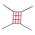 thumbnail image 2 of koolsoo Baseball Practice Net Baseball Training Device for Hitting Grounders Hitting Aid red, 2 of 8