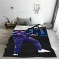 thumbnail image 6 of Jey USO Throw Blanket Comfortable Air Conditioner Blanket King Size Blankets for All Seasons Modern Blankets for Office for Beach 80"x60", 6 of 8
