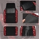 thumbnail image 5 of Alfombrillas para coche CAR PASS Bling Diamond, PVC, impermeables, 4 unidades, 5 of 8