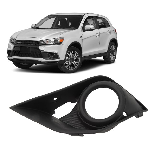 Fog Light Bezel Cover, Front Bumper Fog Lamp Bezel Direct Replace Sturdy 8321A717 For Outlander Sport 2016 To 2019