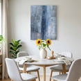 thumbnail image 6 of Canvas Wall Art Blue Abstract Canvas Art Print Vintage Graffiti Pictures Wall Decor for Living Room Bedroom Artwork Decorations Stretched Framed Ready to Hang 12"x16", 6 of 9