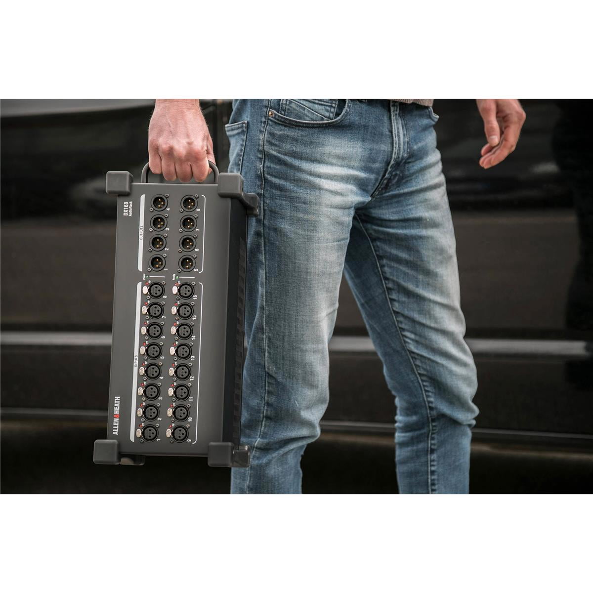 Allen & Heath DLIVE-DX168 16 XLR Input/8 XLR Output Portable DX Expander for dLive Mixing System