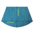 thumbnail image 4 of Red-A Napperons en Vinyle Tissé pour Table à Manger Durables Résistants à la Chaleur Lavables pour Table Ronde, Ensemble de 4, Bleu, 4 of 4