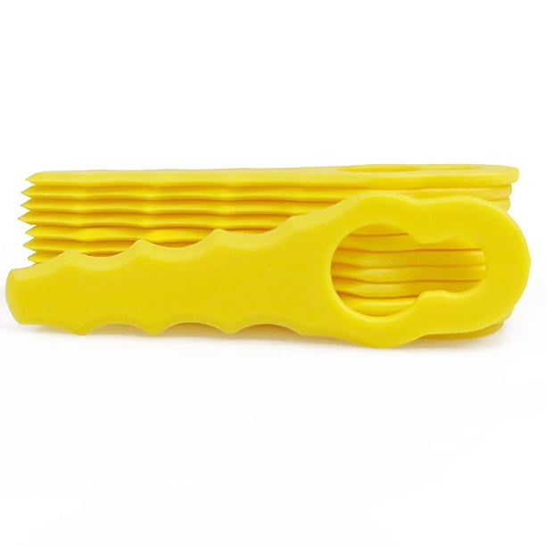 10/50 Uds. Cuchilla de cortacésped cuchillas de corte de plástico accesorios para cortacésped (10 uds) Likrtyny Para estrenar