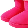 thumbnail image 4 of LvhaoGJOB Girls' Faux Fur Lined Snow Boots with Non-Slip Sole and Warm & Cozy, 4 of 6