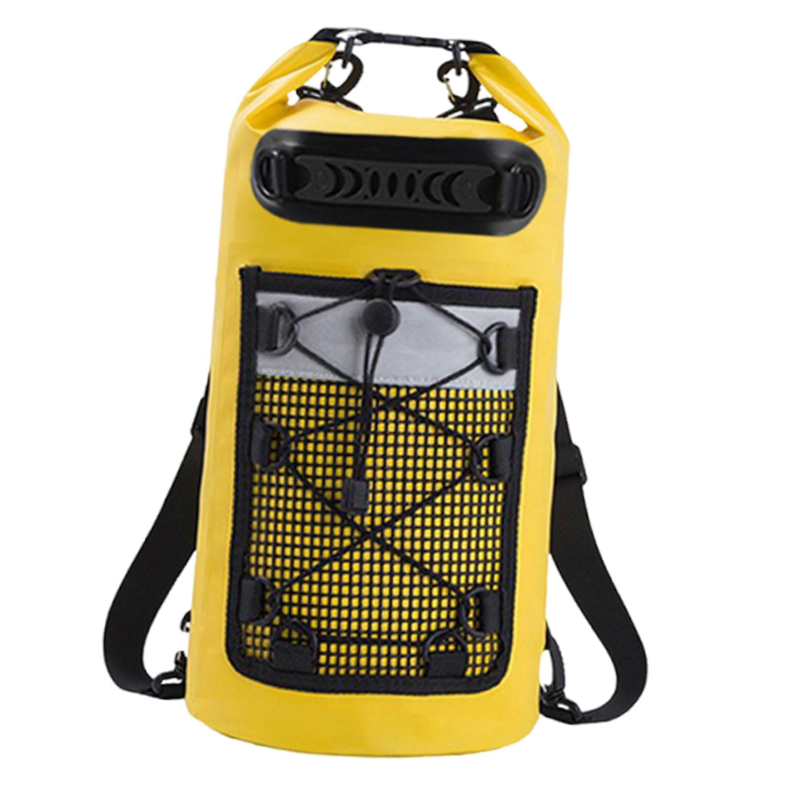harayaa Dry Bag Comfortable Sturdy Keeps Gear Dry Large Capacity Lightweight Storage Bag Yellow