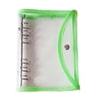 thumbnail image 3 of PVC Loose-Leaf Binder Organizer | Transparent Travel Account Book | Stainless Steel Frame, Durable & Easy Open Rings | Multi-Color Options, Budget Planner Notebook, 1 Pack, 3 of 5