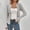 *Gray, variant on ClodeEU Women's Long Sleeve Zip Up Sweater ,Lightweight Cardigan Knitted Slim Fit Jacket Gray,Womens Plus XXL