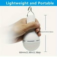 thumbnail image 2 of LOVEVER 4 Pack Portable Emergency LED Bulbs  Afoskce USB Rechargeable Camping Light With Remote Timer  5 Lighting Modes  With Hook  1500mAh Smart Light Bulbs For Emergency  Camping  Hikin, 2 of 7