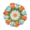 thumbnail image 2 of Crochet Coaster, Lily of the Valley Coaster, linda mesa de café Cup Mat Table de café Protector para comedor Café Decoración del hogar Azul naranja, 2 of 8