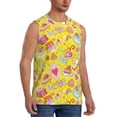 thumbnail image 2 of Pofeuu Love Heart1 Print Men's Muscle T-Shirt, Sleeveless, Muscle Tank, Classic Muscle Tee Top For Men Casual Sleeveless Muscle T-Shirt Trendy Clothes-Medium, 2 of 7