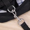 thumbnail image 4 of Mesh Harness with Vest Collars Chest Back Chest Strap Pet Supplies Breathable Adjustable Vest for Small Pets Puppies Cats Dogs （Size S Black), 4 of 8