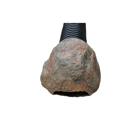 Fake Rock Corrugated Pipe Cover