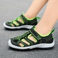 thumbnail image 4 of Ketyyh-chn99 Toddler Sandals Boys Kids Summer Athletic Sandals Boys Girls School Outdoor Sports Sandals Walking Shoes Size for US 1,Green, 4 of 9