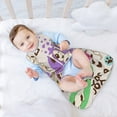 Salouo Dog Doing Yoga Print Baby Sleep Sack Wearable Blanket for Babies