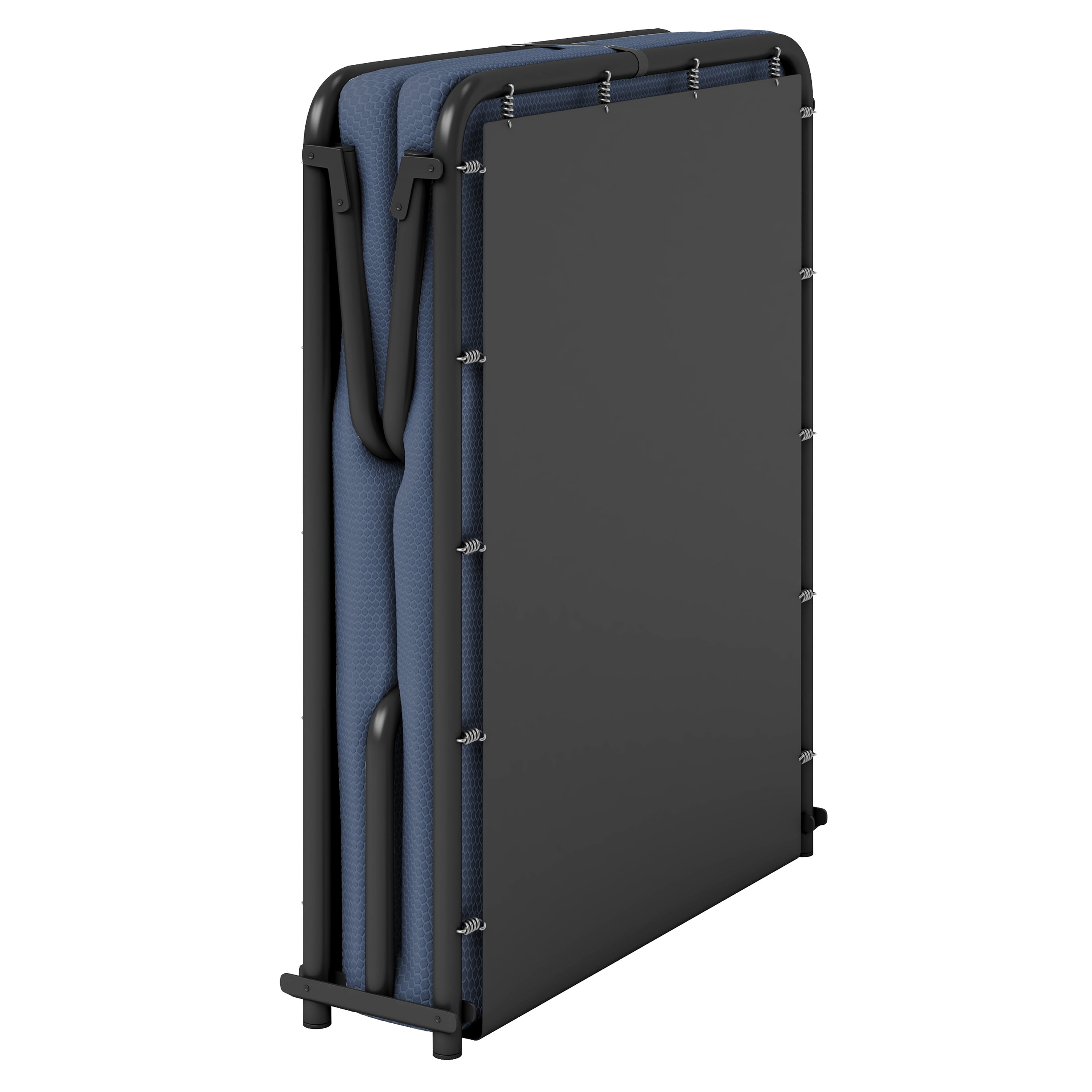 Henredon Folding Guest Bed Cot with 2" Gellux® Cooling Gel Foam Mattress, Single