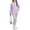 Tiedye Striped, variant on Arshiner Girls 2 Piece Outfits Long Sleeve Raglan Top with Pockets and Slim Fit Pants Daily Wear Set