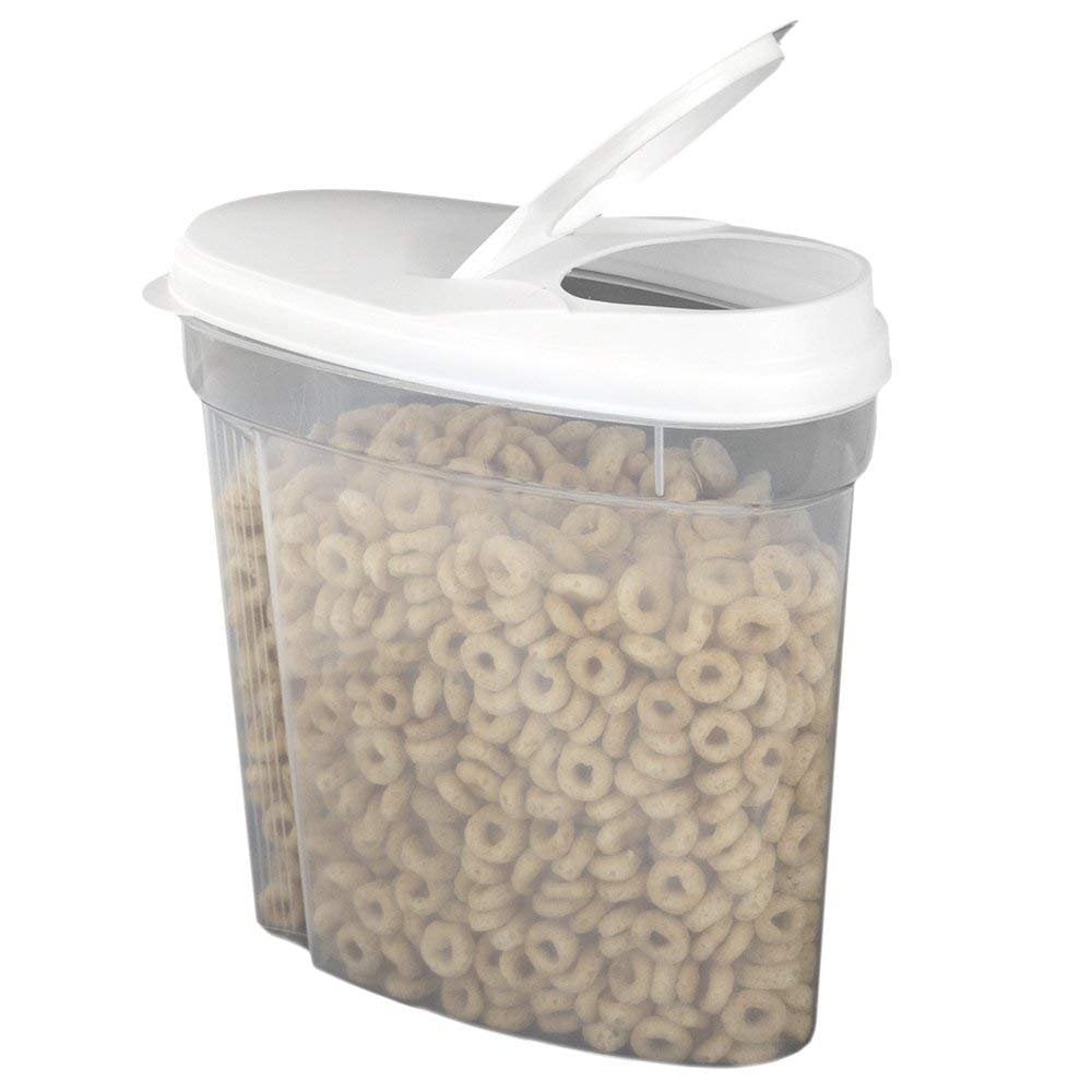 THE CLEAN STORE Cereal Containers Storage Set, Basic, Clear, 6-Piece 321 -  The Home Depot