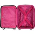 thumbnail image 3 of Betsey Johnson 26 Inch Checked Luggage Collection - Expandable Scratch Resistant (ABS + PC) Hardside Suitcase - Designer Lightweight Bag with 8-Rolling Spinner Wheels (26IN, Colada), 3 of 6