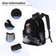 thumbnail image 3 of Disketp Black Cobra Snake Mochila Ligera Clásica con Múltiples Bolsillos, Mochila Casual para Hombre y Mujer, Ideal para Escuela, Trabajo y Viajes, 3 of 6