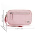 thumbnail image 2 of The ' Wallet 2nd Gen Nylon Quilted 3-Zipper Wristlet Wallet for Women with ID Window, 2 of 3