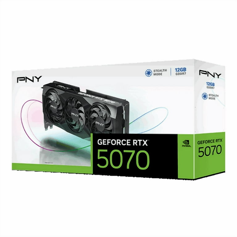 PNY VCG507012TFXPB1 NVIDIA GeForce RTX 5070 Triple Fan Graphic