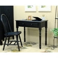 thumbnail image 2 of Carolina Classics Finley Writing Desk in Antique Black, 2 of 3