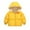 Yellow, variant on Esaierr 1-7Y Kids Toddler Girls Boys Winter Thick Outerwear Winter Warm Fleece Coat Windproof Zipper Puffer Outerwear Ear Hooded Baby Down Cotton Jacket