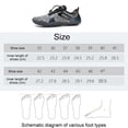 thumbnail image 2 of Zapatos Zapatillas de buceo antideslizantes Transpirables para correr en el lago Senderismo (gris claro44) JShteea Para Estrenar, 2 of 7