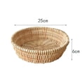 thumbnail image 3 of Cesta de almacenamiento,Cesta de pan Cesta de almacenamiento de frutero tejida a mano,Centro de mesa con soporte de almacenamiento de cesta hecho a mano, Frutero Soporte 25cm 30cm Baoblaze Cesta de almacenamiento, 3 of 7
