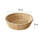 thumbnail image 4 of Cesta de frutas tejida a mano para almacenar verduras, cesta de mimbre para pan y frutas. 25cm, 4 of 4