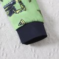thumbnail image 6 of TOWED22 Toddler Boys Outfit Set 2Pcs Long Sleeve Graphic Crewneck Cotton T-Shirt Jogger Pants Soft Warm Fall Winter Clothes(Green,7-8 Y), 6 of 9