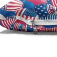 thumbnail image 4 of USA Pet Bed, Traditional Easter Eggs with American Flag Pattern Motherland Print, Chew Resistant Pad for Dogs and Cats Cushion with Removable Cover, 24" x 39", Navy Blue White Red, by Ambesonne, 4 of 4