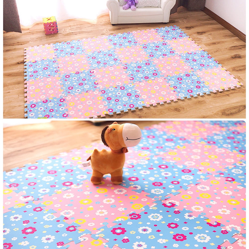 onhuon soft room patchwork children carpet baby 30*30cm splice mat
