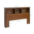 thumbnail image 3 of Prepac Monterey Cherry Full/Queen Bookcase Headboard, 3 of 6