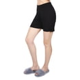 thumbnail image 4 of MeMoi Women's Rayon from Bamboo Shorts - Womens - Female, XS, Black, 4 of 6