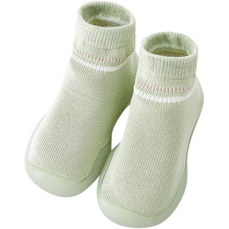 

QWZNDZGR Indoor/Outdoor Toddler Slipper Cotton Mesh Outdoor Shoes Socks Toddlers Animal Rubber Sole Floor Slipper