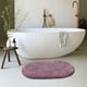 thumbnail image 5 of Tapetes ovalados para entrada y baño, absorbentes, antideslizantes, de 58 x 89 cm, lavables, para dormitorio, sala de estar, Aestivo | Morado | AESTIVO, 5 of 7