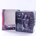 thumbnail image 3 of Marvel Mafex 044 Avengers Spiderman figura de acción estatua puede cambiar Tom Holland cara Spider Man modelo muñeca juguetes colección regalo, 3 of 5