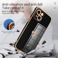thumbnail image 4 of Compatible with iPhone 13 Case for Women Girls, Cute Heart Design with Luxury Plating Bumper, Soft TPU Shockproof Back Cover with Full Camera Protection for iPhone 13 Phone Case, Black, 4 of 13