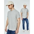 thumbnail image 5 of SSLR Henley Shirts for Men Casual Short Sleeve T Shirts Solid Colors Cotton tshirts, 5 of 7
