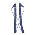 thumbnail image 2 of SGFCWSX Men's Dotted Elastic Suspenders, 4-Clip Adjustable Casual Formal Suspenders Blue, 2 of 4