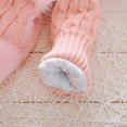 thumbnail image 5 of GYRATEDREAM Toddler Baby Girls Winter Fleece Coat Hooded Snowsuit Thicken Warm Jacket Outwear Overcoat, 5 of 6