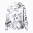 thumbnail image 5 of TOWED22 Girl's Camo Hoodies Long Sleeve Drop Shoulder Hooded Sweatshirts Pullover Tops Vintage Streetwear,White,7-8, 5 of 6
