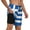 Black, variant on Men's Flag Of Greece Swim Trunks with Compression Liner Bathing Suit Swimwear