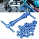 thumbnail image 5 of Conjunto de Prensa de Rodamiento de Bicicletas, Reemplazo Fácil de Almacenamiento Kit de Herramientas de Bicicleta de Deriva Anodizada Dura Con 18 Pares Bloque para reparador, 5 of 7