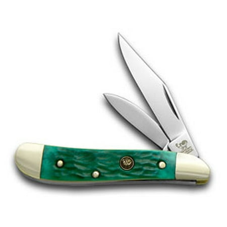 - HEN & ROOSTER AND Green Pickbone Peanut Pocket Knife Knives