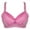 Hot Pink, variant on Ashirexll Bras for Women, Plus Size Push up Bra, Lightweight Breathable Solid Color Wireless Bra for Women Beige XL